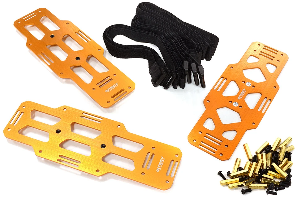 Billet Machined Orange Battery Plates for Axial SCX6 Crawler 251007 - Image 1 of 1
