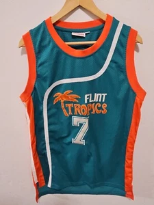 Mitchell & Ness Flint Tropics Coffee Black Semi-Pro NBA Jersey Size 44 Large - Bild 1 von 6