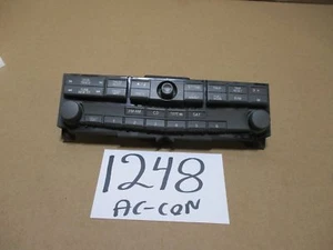 04 05 06 Panel de control de radio Nissan Máxima usado stock #1248-AC - Imagen 1 de 5