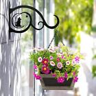 Gazechimp Decorative Hanging Plant Hook Hummingbird Cast Flower Basket Wall