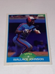 1989 Score # 196 - Wallace Johnson - Montreal Expos - Picture 1 of 6