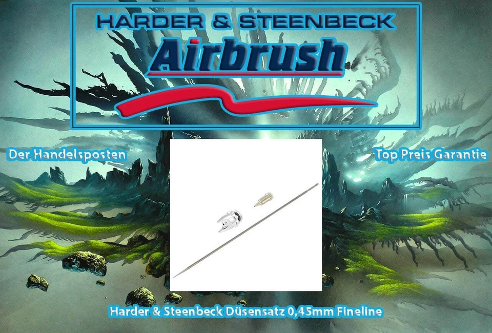 Harder & Steenbeck Düsensatz 0,45mm Fineline Evolution,Infinity,Ultra und Grafo