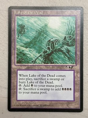 MTG Alliances LAKE OF THE DEAD LP (BIN0768) Graded Power - Image 1 of 2