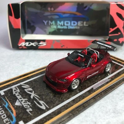1/64 YM Mazda MX-5 Roadster Rojo PANDEM Ltd 799 piezas Foto 1 de 2