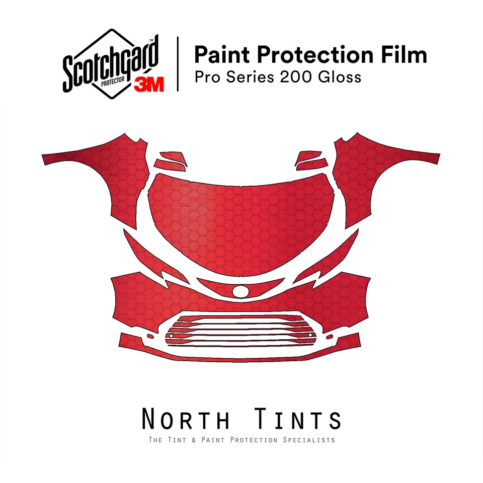 Sujetador transparente película protección pintura precortada Toyota Sienna 2021-2025 serie 3M PRO PPF Foto 1 de 4