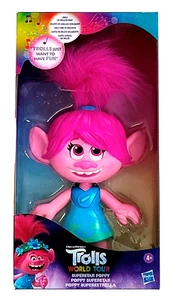 Dreamworks - Trolls World Tour - Superstar Poppy - Sings - Age 4+ - Brand New - Picture 1 of 1