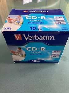 Verbatim CD-R Printable Imprimavle 10 Pack - Photo 1/8