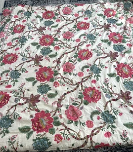 Ralph Lauren Teagan Twill Full Queen Comforter Floral Print Bedding Classic - Picture 1 of 13