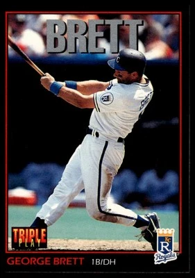 1993 Triple Play #214 George Brett - Image 1 of 2