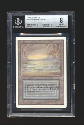 Underground Sea - Magic the Gathering Unlimited BGS 8 NM-MT - Image 1 of 2