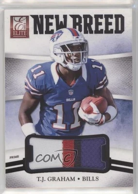 2012 Elite New Breed Jerseys Prime /49 TJ Graham #24 Rookie RC - Image 1 of 2