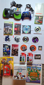 Video Game Lot & Accessories GameCube Wii Dreamcast Xbox Switch PS1 & More