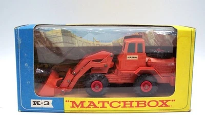 Pala tractor "MATCHBOX" KING SIZE K-3 HATRA *ETIQUETAS en PUERTAS* Casi COMO NUEVA EN CAJA Foto 1 de 4
