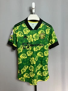 Camiseta Manchester United 2022 Rosa Verde #7 Ronaldo Premier League Talla L - Imagen 1 de 10