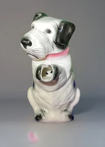 Tetera Erphila vintage Alemania. Perro Terrier blanco y negro con 🎀 Estampado: 6702 B - Imagen 1 de 18