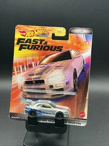 Hot Wheels Premium Nissan Skyline GT-R BNR34 Fast&Furious - Picture 1 of 1