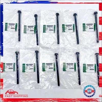 OEM 10X Cylinder Head Bolts for LAND ROVER LR4 Range Rover Range Rover Sport NEW - Изображение 1 из 4