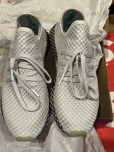 Adidas Deerupt Runner Cloud White Core Black, Men's US 10.5 Used - Picture 1 of 8