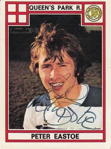 Vintage SIGNED PANINI FOOTBALL 1978 Sticker PETER EASTOE QUEENS PARK RANGERS - Picture 1 of 1