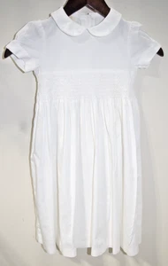 C21 Laura Ashley weißes gesmoktes Baumwollkleid Mutter & Kind bestickt Blumen - Bild 1 von 8