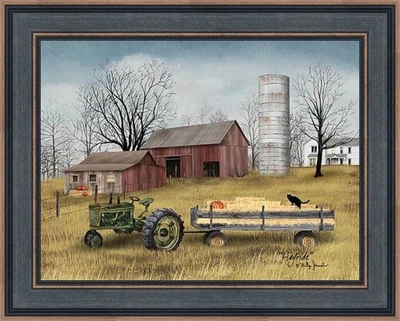 Wall Art Print Framed by Billy Jacobs "Hayride" Autumn Fall Farm BJ1235 - Image 1 of 4