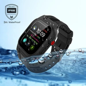 Shockproof Waterproof Cover Case for Apple Watch 8 7 SE iWatch 45mm 44mm 42mm 41 - Picture 1 of 7