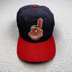 Vintage Cleveland Indians Mütze Cap Snap Back Herren blau rot Sports Specialties 90s - Bild 1 von 12