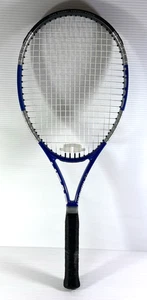 Head Liquidmetal 4 Tennis Racquet 102 sq in 4 1/2" Grip Blue/Gray - NEEDS GRIP - Picture 1 of 14