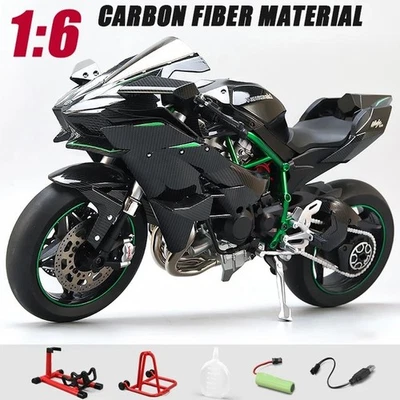 Spray 1:6 Kawasaki Ninja H2R Alloy Metal Diecast Motorcycle Model - Image 1 of 4