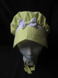 Baby Toddler Girls Vintage Style Prairie Bonnet /Sun Hat  Sz 3 Months to 8 years - Picture 1 of 11