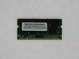 1GB PC2700 SO-DIMM Dell Latitude 100L 110L D400 D505 D600 D800 X300 RAM Memory - Picture 1 of 1