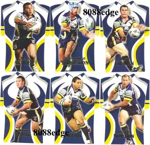 2006 SELECT NRL DIE-CUT JERSEY TEAM SET: COWBOYS - THURSTON/WEBB/BOWEN/PAYNE - Bild 1 von 1