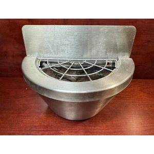 Posacenere vintage da parete in acciaio inox fumo sigaretta sigaro - Foto 1 di 7