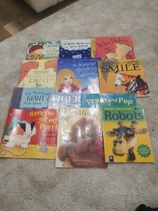 Childrens Picture Fiction Story Book Bundles x 12 MEDIUM/LARGE Books PB age 3-8 - Picture 1 of 24