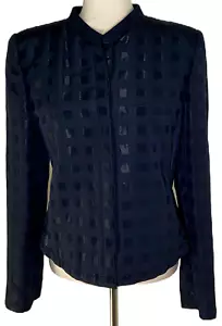 ARMANI COLLEZIONI Giacca Donna Nera Elegante/Formale Foderata Italiana - Taglia 10 - Foto 1 di 9