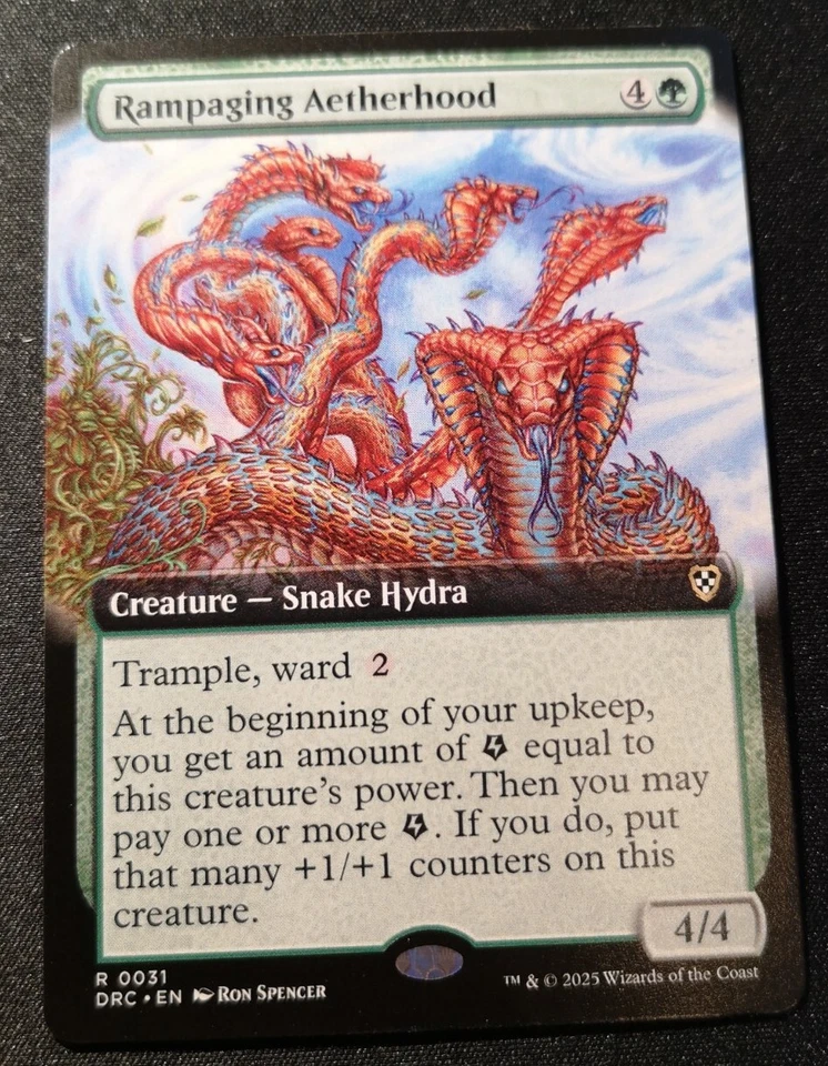 Rampaging Aetherhood - Extended Art - DFC - MTG - NM - EN - 0031 - Image 1 of 1