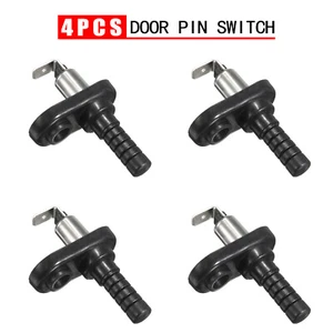 4 Pcs Universal Adjustable Car Truck Door Jamb Dome Light Hood Mount Pin Switch - Picture 1 of 8