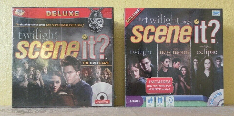 Deluxe Twilight scene it & Twilight saga DVD trivia board game both sealed - Image 1 of 4