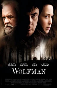 The Wolfman movie poster (e) - Benicio Del Toro - 11" x 17" inches (2010) - Picture 1 of 1