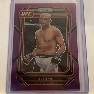 2023 Panini Prizm UFC Purple 083/149 #123 BJ Penn