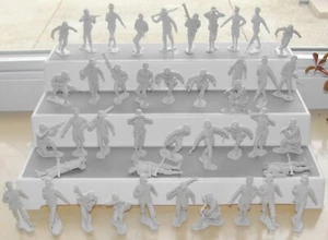 42 MARX ORIGINAL LIGHT GRAY GERMAN SOLDIERS - Picture 1 of 12