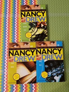NANCY DREW - GIRL DETECTIVE - CAROLYN KEENE - LOT OF 3 TRADE PAPERBACK BOOKS - Bild 1 von 2