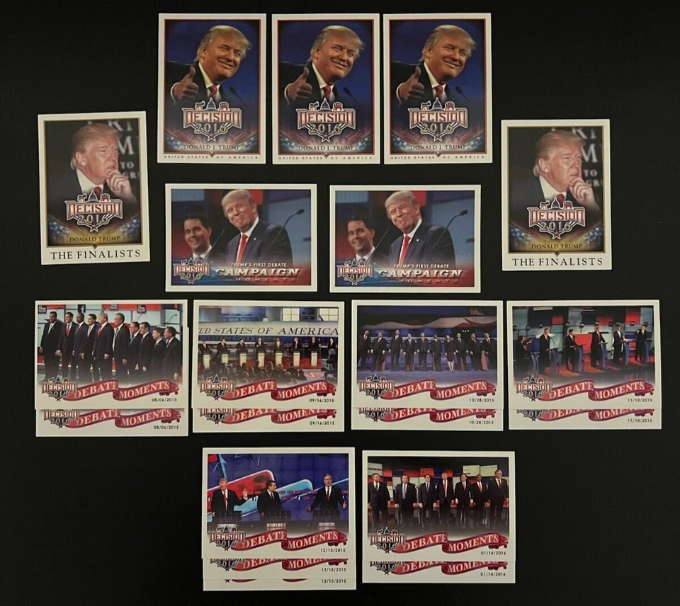 20 assorted Decision 2016 Donald J. Trump Trading Cards 2024 President USA MAGA - Image 1 of 1