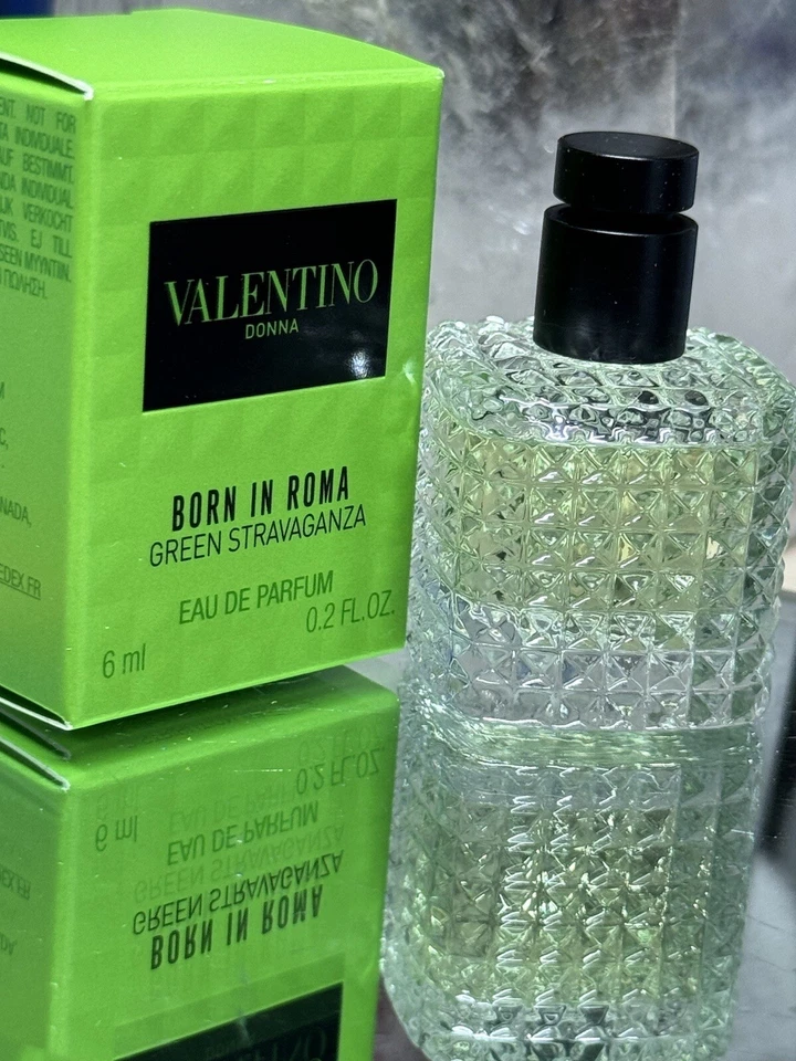 2024 BORN IN ROMA "GREEN STRAVAGANZA" de VALENTINO PARFUMS MINIATURE - BOÎTE