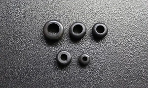 RUBBER GROMMETS 3/16 1/4 5/16 3/8 1/2 BLACK FIREWALL WIRE GASKET LOT PICK SIZE - Picture 1 of 49