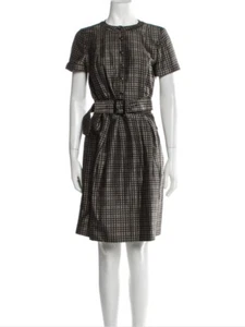 Burberry London Plaid Knee Length Dress Size 6 / IT 40 - Picture 1 of 3