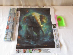 NUOVO KIT PITTURA ARTE DIAMANTE ELEFANTE 30 x 40 cm. - Foto 1 di 1