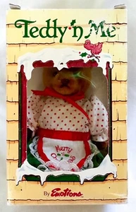 Figura vintage 1983 Mattel Emotions Mrs. Claus oso de peluche decoración navideña ¡en caja! - Imagen 1 de 9