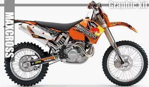 MAXCROSS GRAPHIC KIT FOR EXC XCW SX SXF four stroke and two stroke ENDURO MX NH1 - Bild 1 von 4