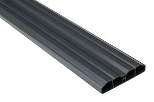 Restposten 63cm Zaunlatten Gartenzaun Balkonbretter Kunststoffzaun PVC schwarz - Bild 1 von 1